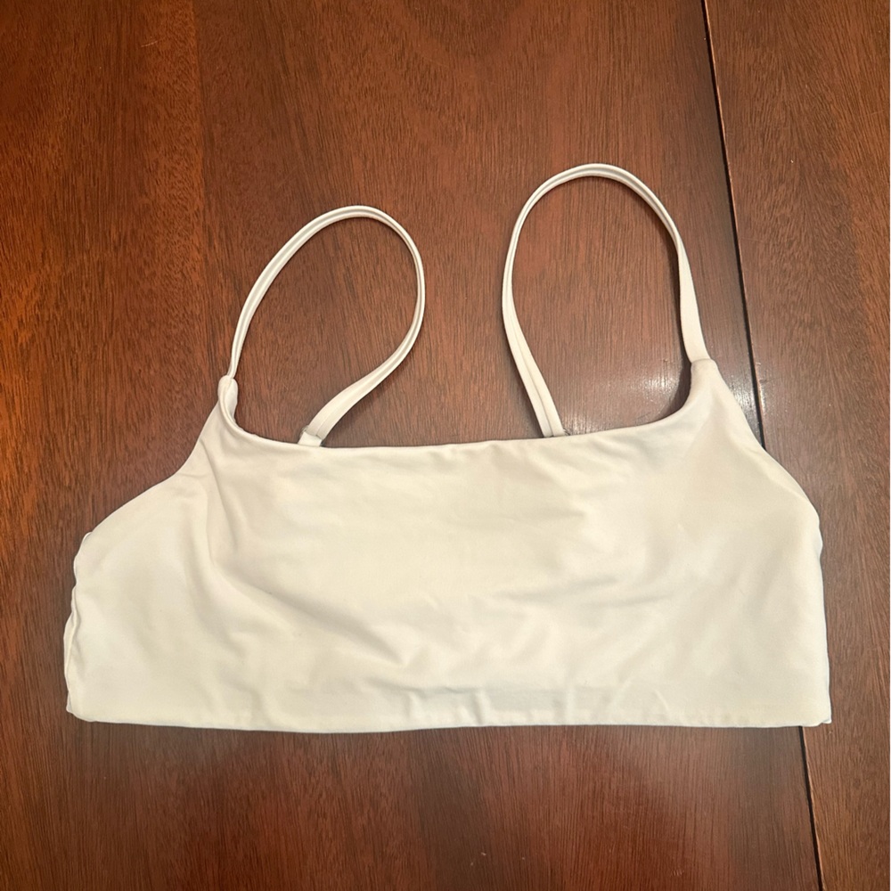 Athleta White Bikini Top